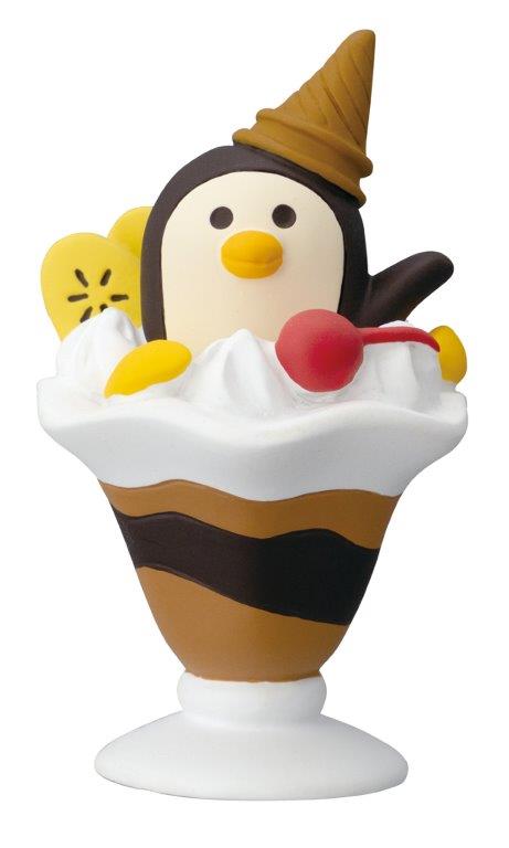 【新登場！Concombre 純喫茶コンブル 裏庭ガーデンカフェ】ペンギンチョコパフェ