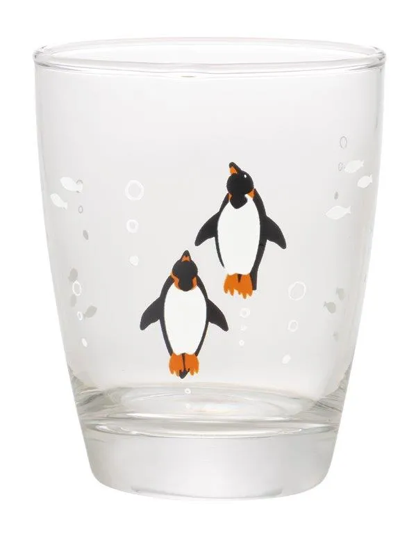 【新登場！海の人気者たちのグラス！水槽グラス！】ペンギン
