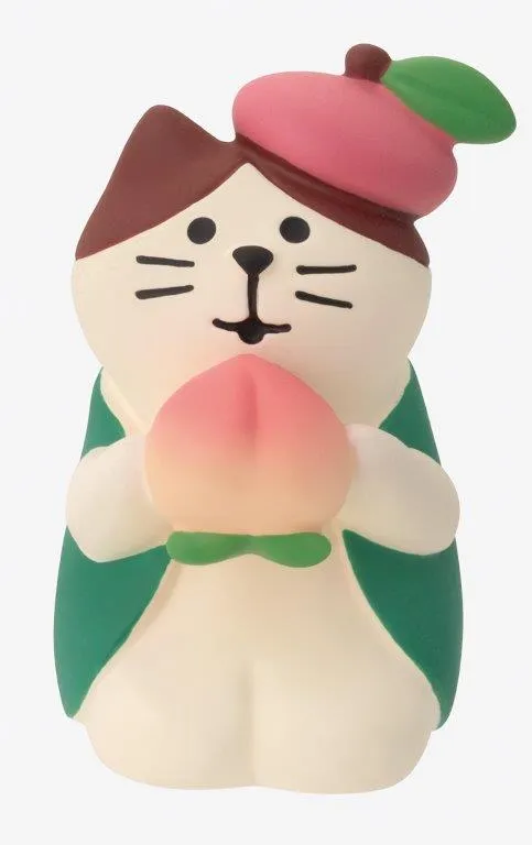 【新登場！ほっこりかわいい！『ちいさな桃の木の下で』シリーズ！】桃まるかじり猫