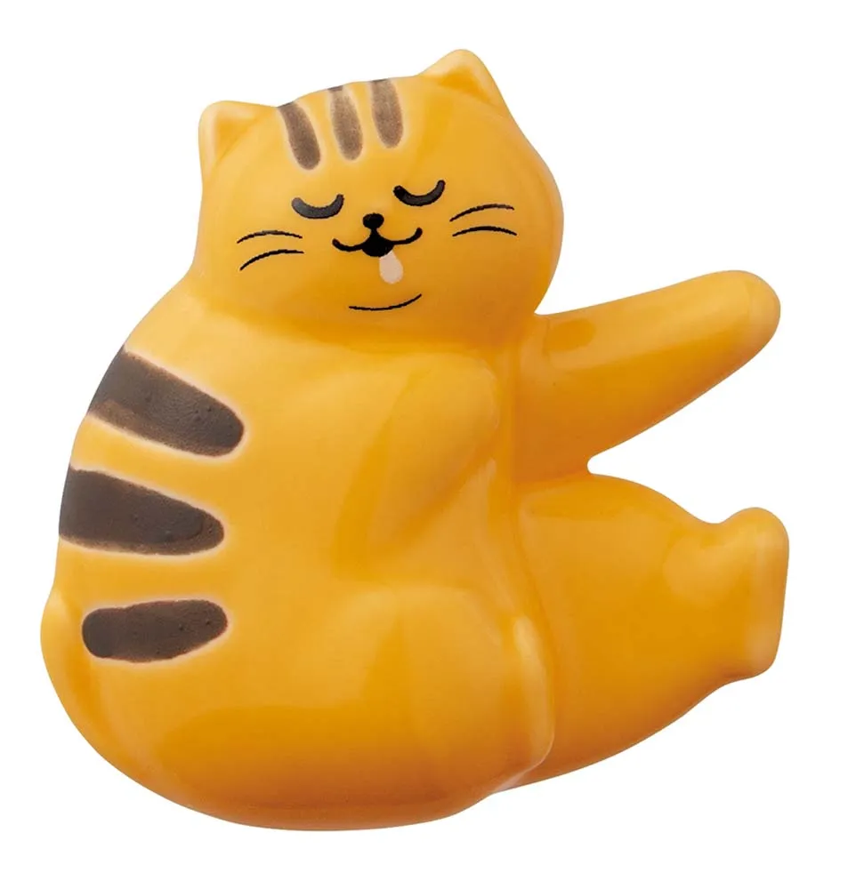 【新登場！ほっこりかわいい猫雑貨！ぼてねこたちの箸置き！】ぼてねこ箸置き  抱き枕