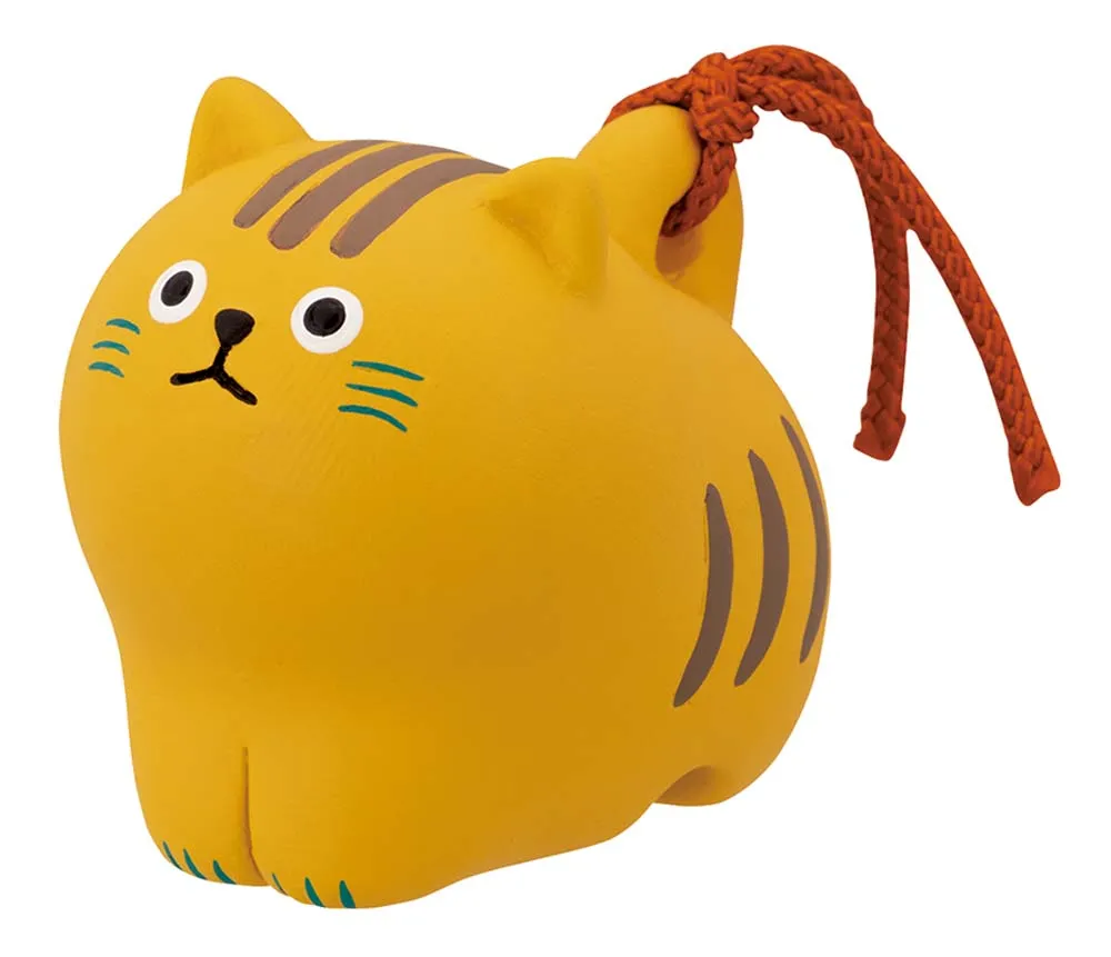 【新登場！ほっこりかわいい！猫の形をした土鈴です！】にゃん福土鈴  トラ