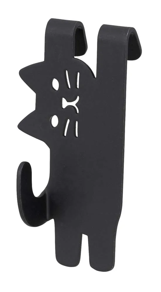 【新登場！NEKODECOKITCHENシリーズ！かわいい猫雑貨！】フック  BK
