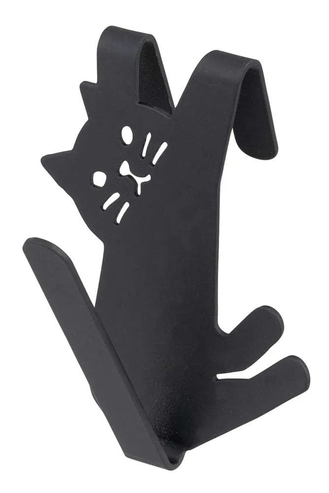 【新登場！NEKODECOKITCHENシリーズ！かわいい猫雑貨！】ボトルフック  BK