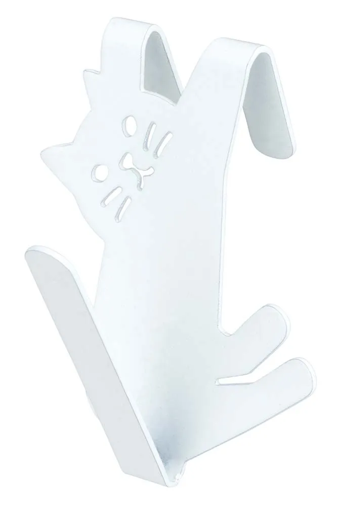 【新登場！NEKODECOKITCHENシリーズ！かわいい猫雑貨！】ボトルフック  WH