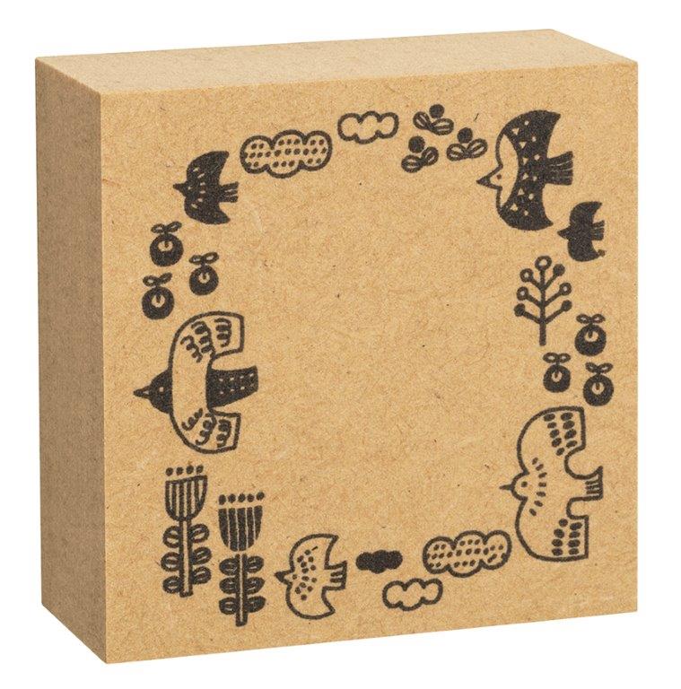 【新登場！安心の日本製！ＦＩＫＡシリーズのスタンプです！】FIKAフレームスタンプ  トリ