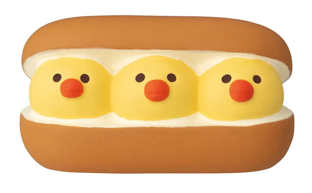 【新登場！concombreシリーズ！やまねこベーカリーことりぱん！】ぴよぴよコッペ