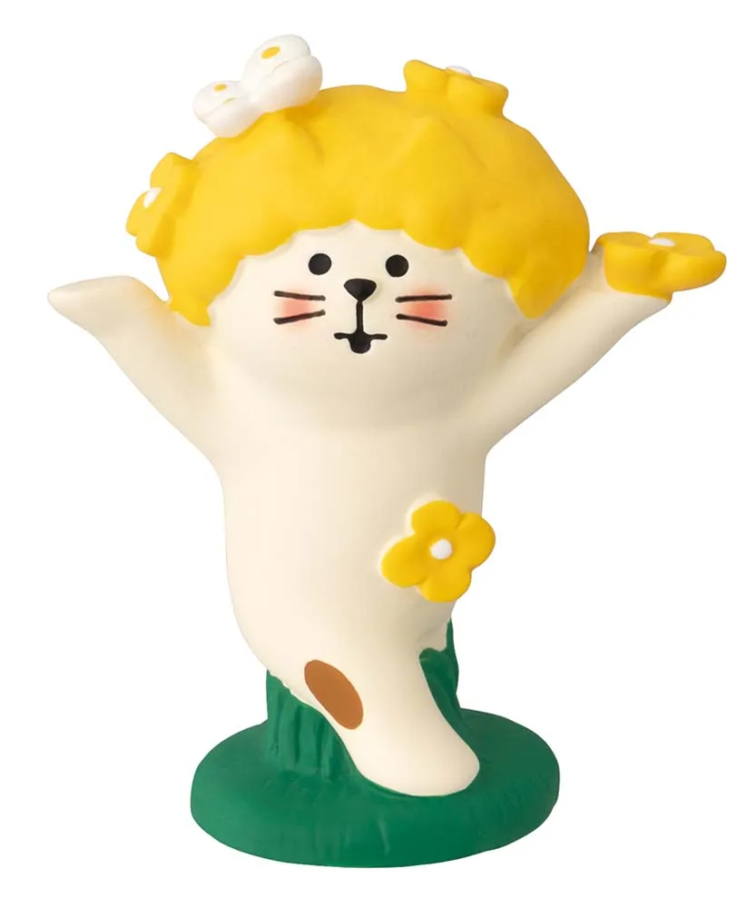 【新登場！concombreシリーズ！HelloSpring！】菜の花おどり猫