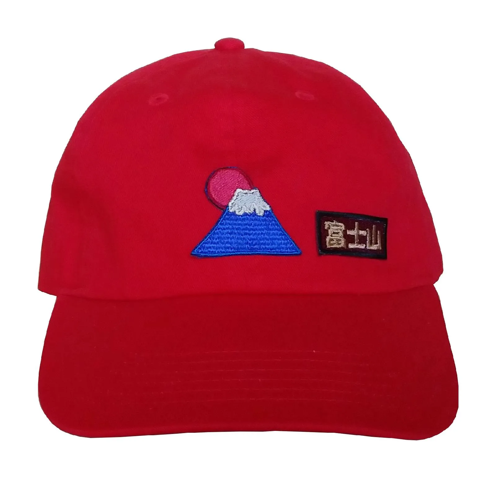 【ご紹介します！インバウンドで人気の富士山をデザインしたキャップ！】富士山CAP　赤