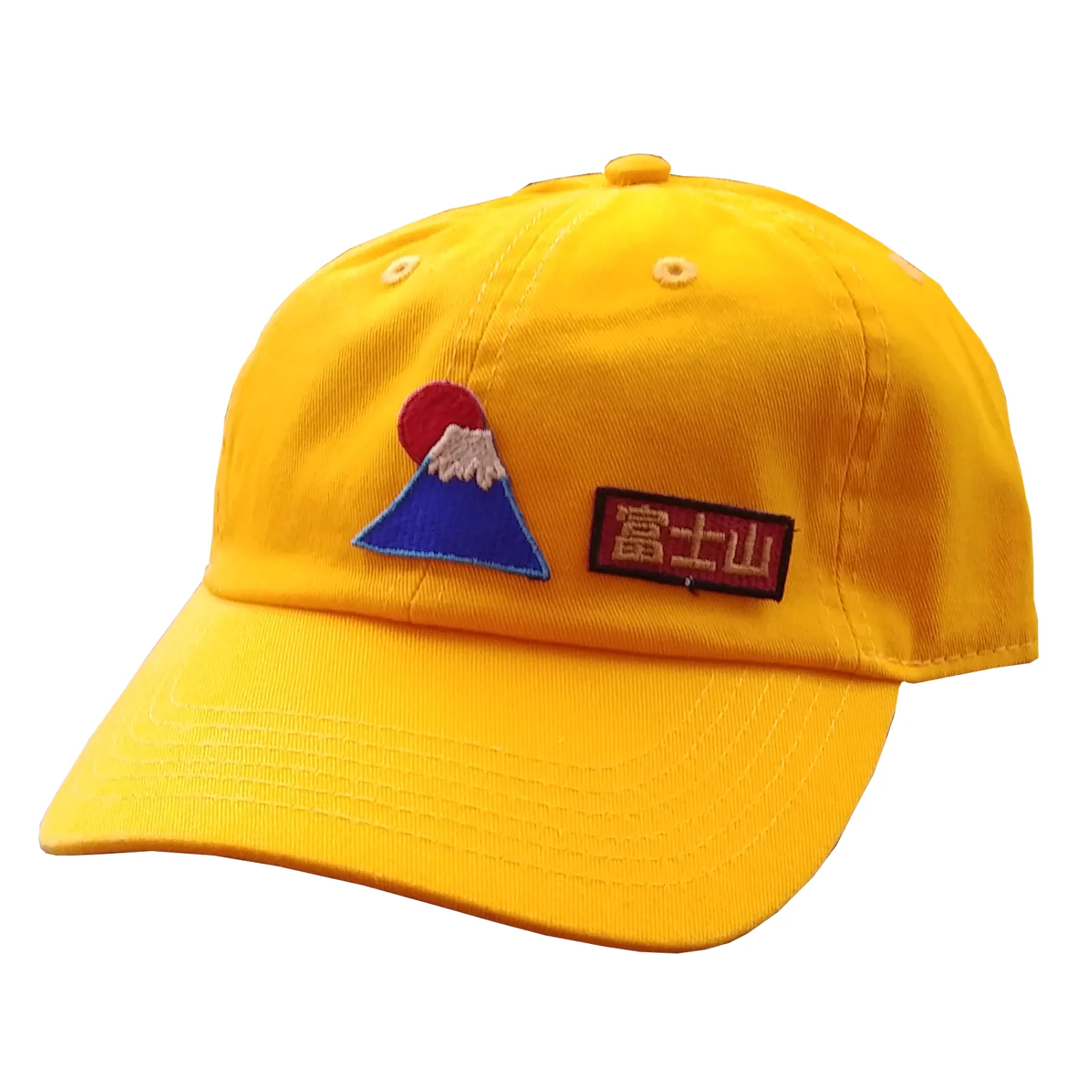 【ご紹介します！インバウンドで人気の富士山をデザインしたキャップ！】富士山CAP　イエロー