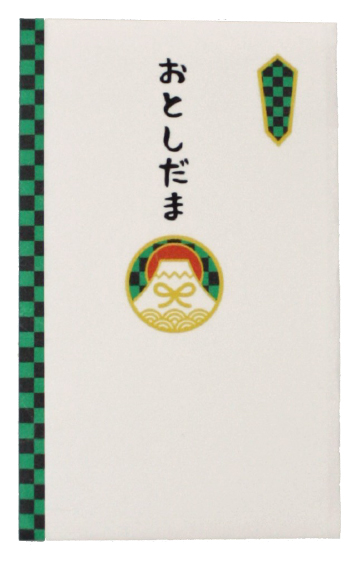 【新登場！安心の日本製！人気の縁起柄×和文様！職人の手折りぽち袋！縁起文様シリーズ】おとしだま用