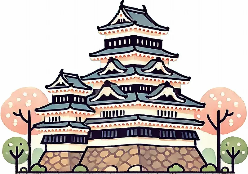 【新発売！日本製！インバウンド専用のお土産マグネット！】Floating Magnet　お城　4