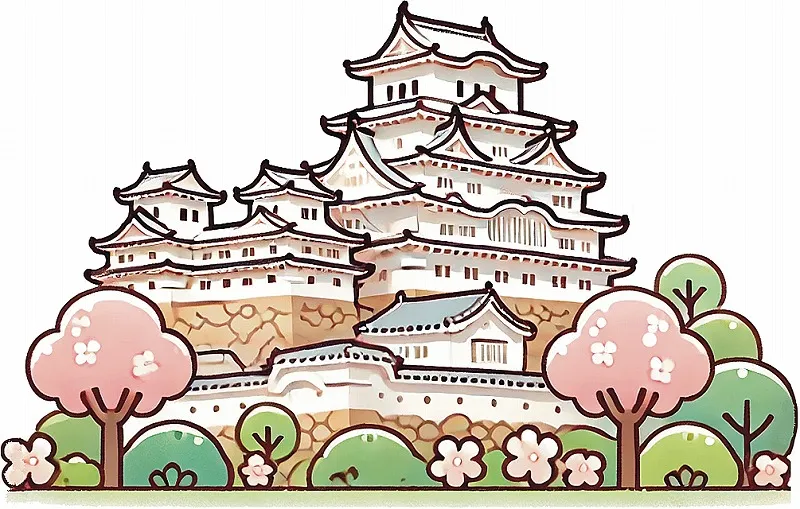 【新発売！日本製！インバウンド専用のお土産マグネット！】Floating Magnet　お城　5