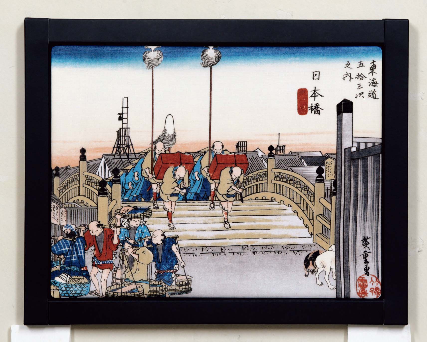 【ご紹介します！安心の日本製！インテリアとして楽しむアートフレームハンカチ】日本橋