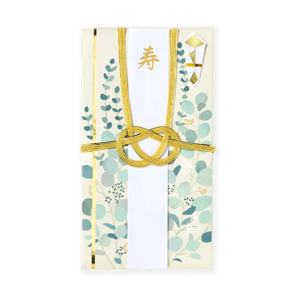 【新登場！優美な植物モチーフの雑貨！Wishing Plants　ご祝儀袋！】ユーカリ