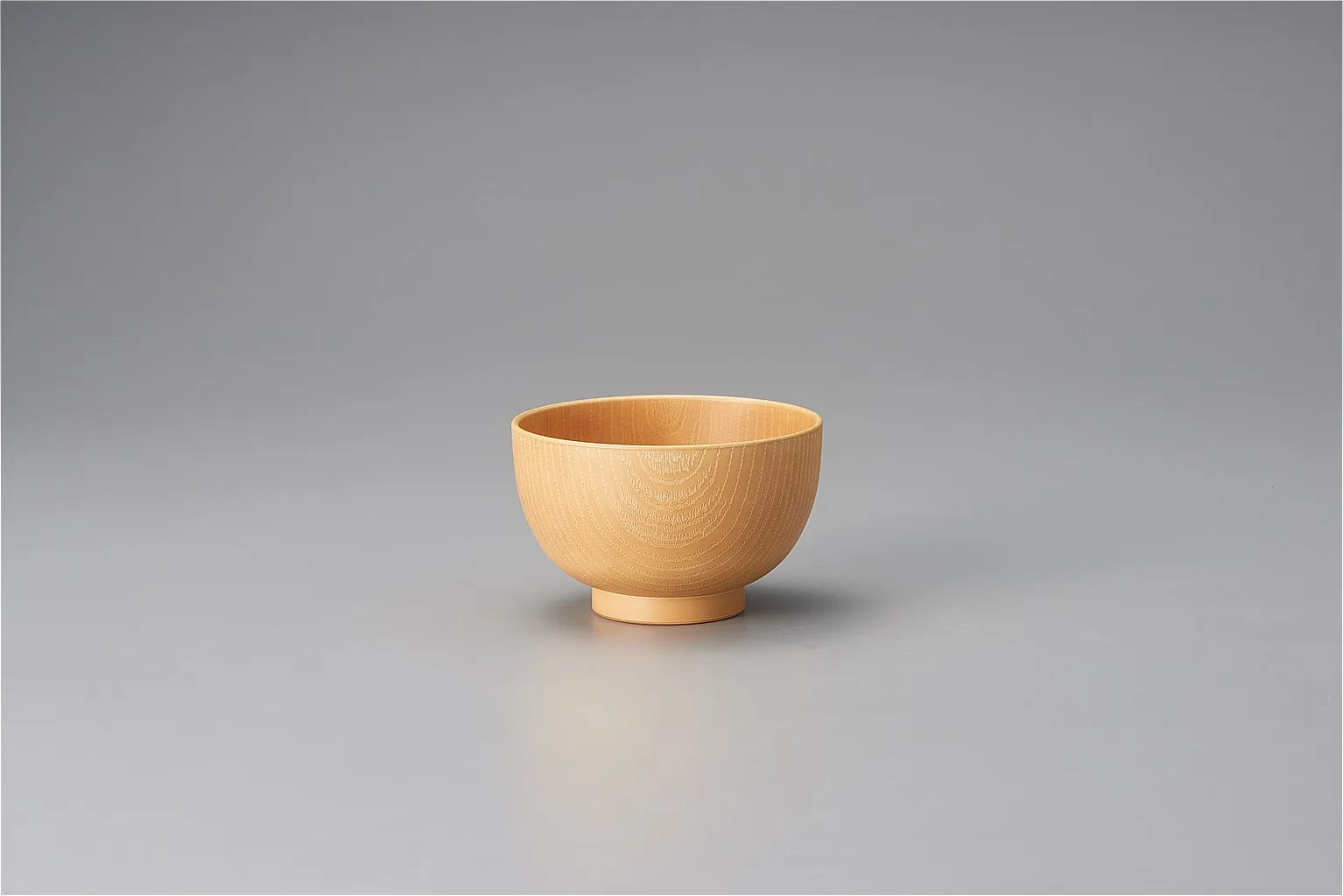 【ご紹介します！安心の日本製！『汁椀・茶托』シリーズのテーブルウェア！レンジ汁椀】木目椀ベージュ