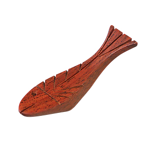 【新登場！シンプルで落ち着いたデザイン！木製品の箸置】紫檀　魚