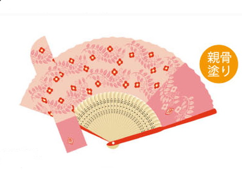 【ご紹介します！夏の売れ筋！涼風創作雑貨！シルク扇子・袋付】夢二/さくら草