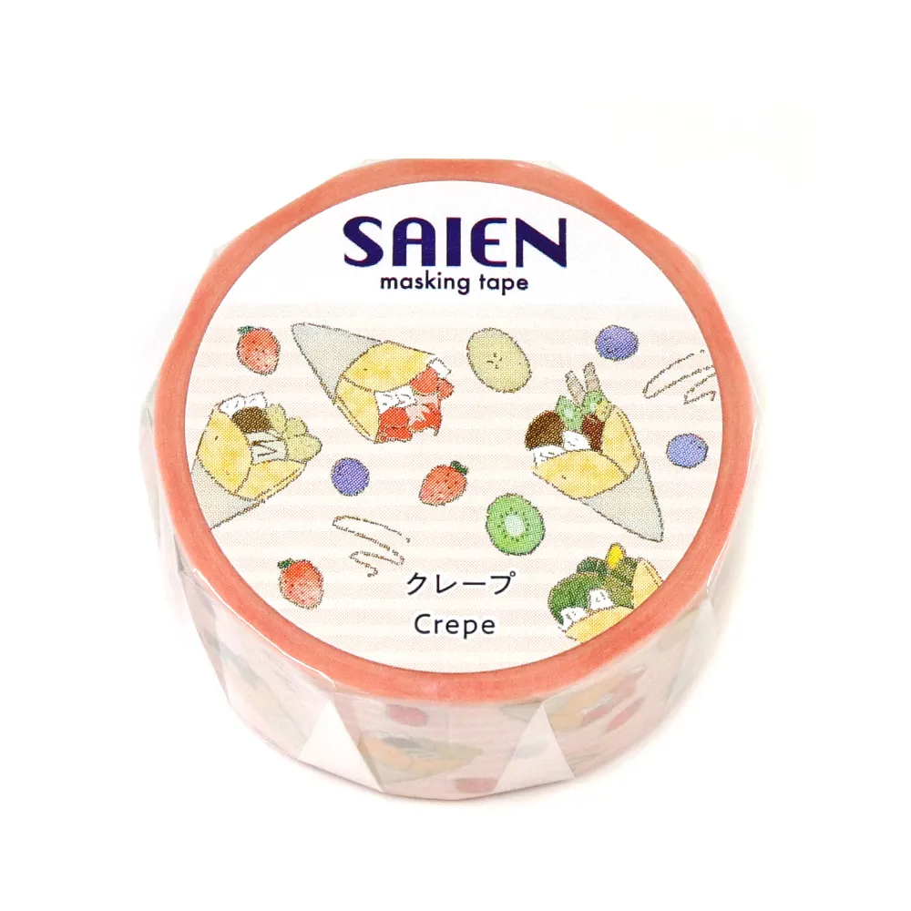 【新登場！日本製！SAIEN マスキングテープ オリジナルシリーズ！】クレープ
