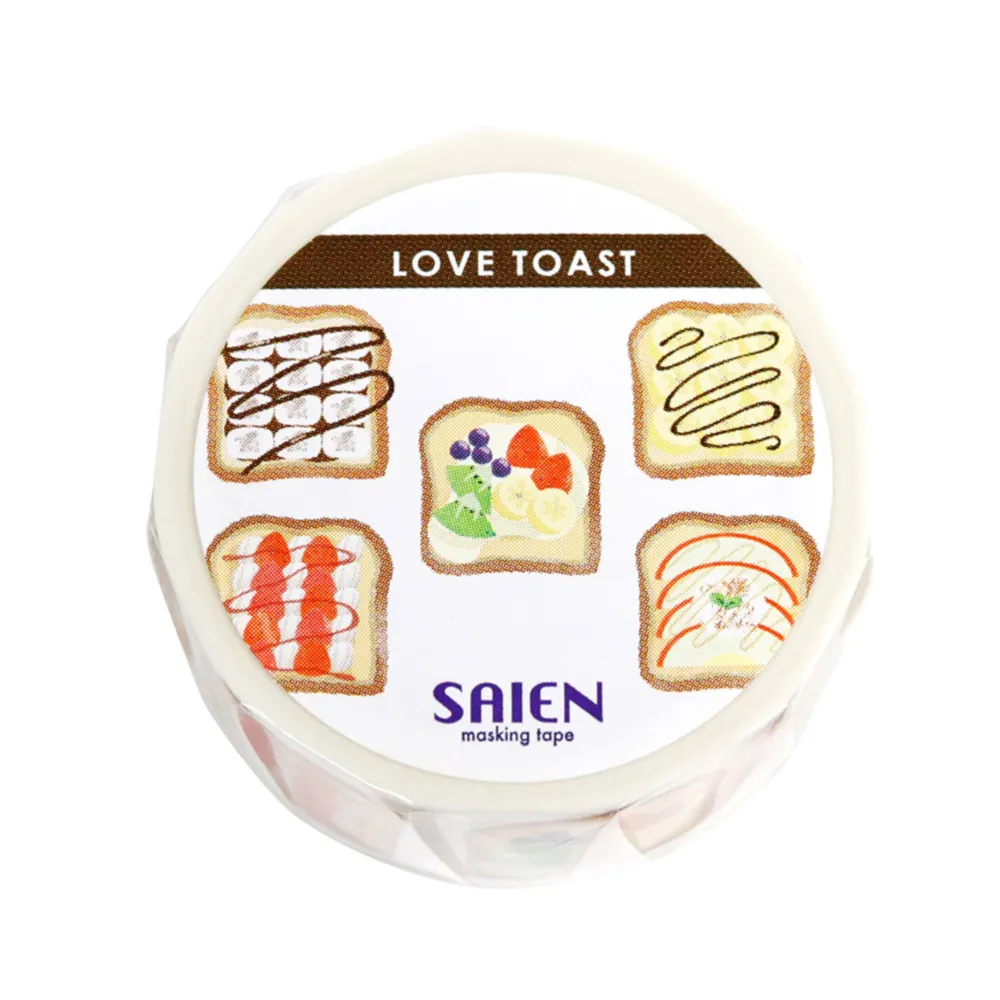 【新登場！安心の日本製！SAIEN マスキングテープ！】LOVE TOAST 「Sweets」