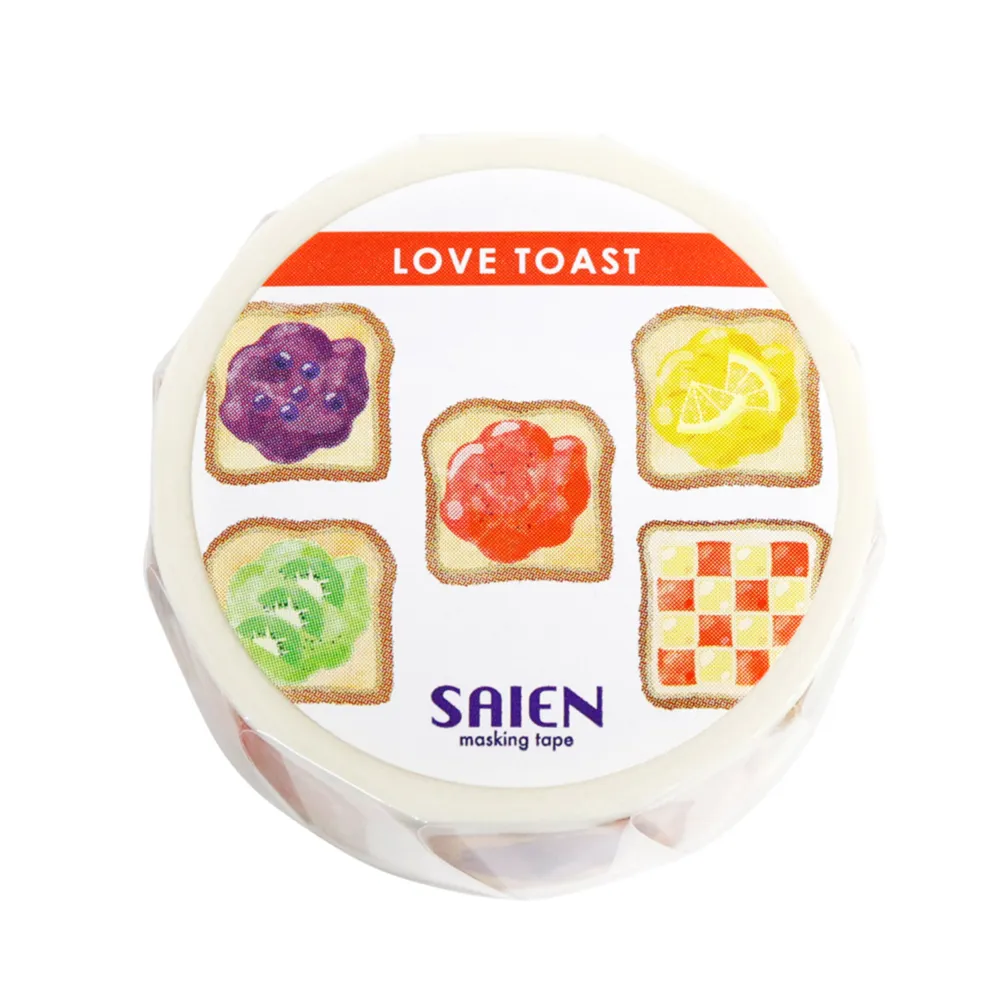【新登場！安心の日本製！SAIEN マスキングテープ！】LOVE TOAST 「Jam」