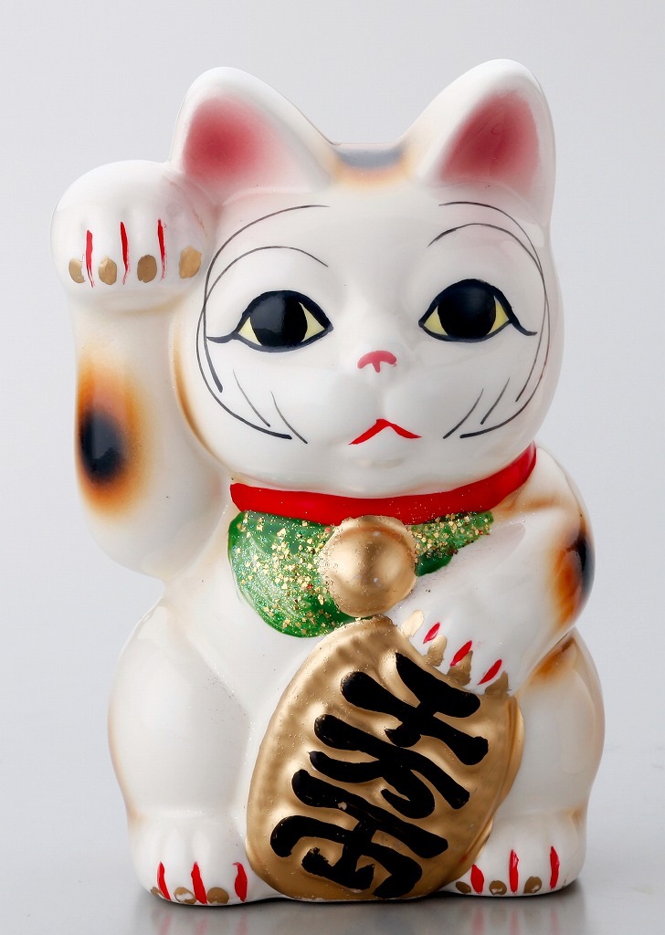 【ご紹介します！安心の日本製！人気のクラフトマンハウスの招き猫】招猫（右手）