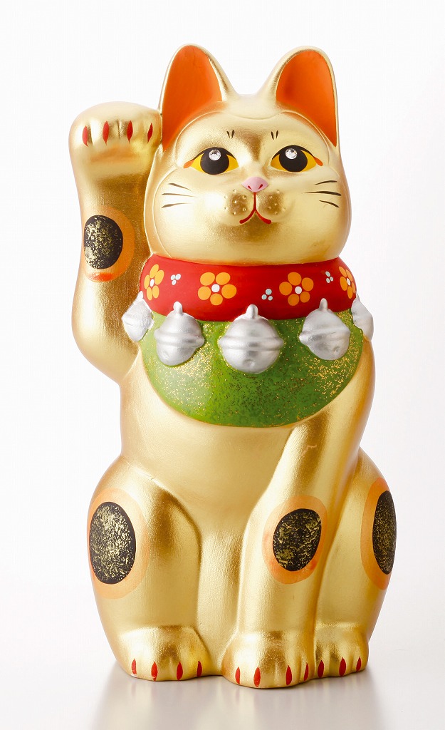【ご紹介します！人気のクラフトマンハウスの招き猫】黄金招き猫（大）