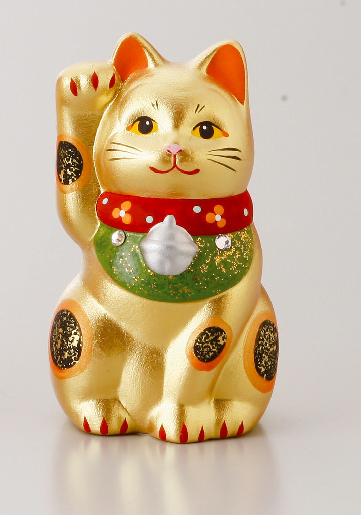 【ご紹介します！人気のクラフトマンハウスの招き猫】黄金招き猫（小）