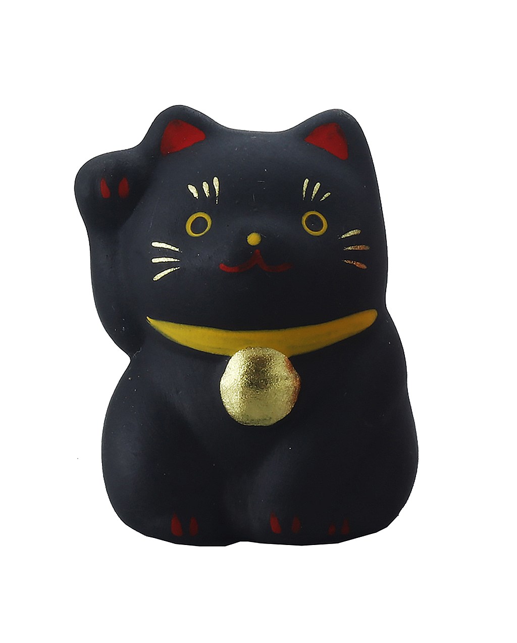 【ご紹介します！安心の日本製！クラフトマンハウスの陶磁器の縁起物】小福猫・黒