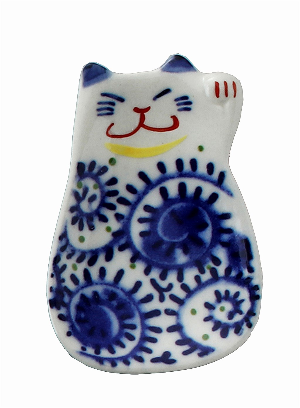 【ご紹介します！安心の日本製！クラフトマンハウスの陶磁器 食器】猫豆皿・唐草
