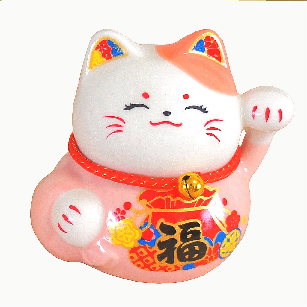 【ご紹介します！安心の日本製！クラフトマンハウスの陶磁器の縁起物】恋愛招き猫
