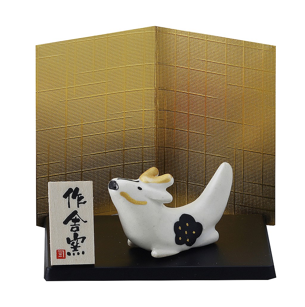【新登場！新年を祝う！信頼の日本製！ほっこりかわいい陶磁器お飾り！】辰 和粋ミニ飾り