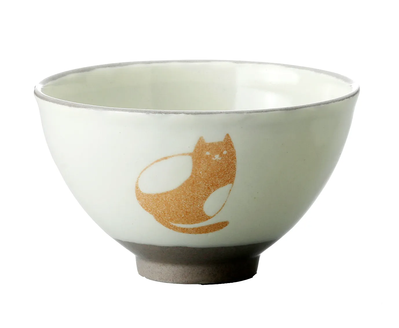 【新登場！安心の日本製！クラフトマンハウスの食器！】陽だまり猫飯碗（丸まる）