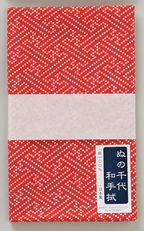 【新登場！安心の日本製！江戸の粋を現代に伝える小紋柄のプリント手拭い！ぬの千代シリーズ】さや型
