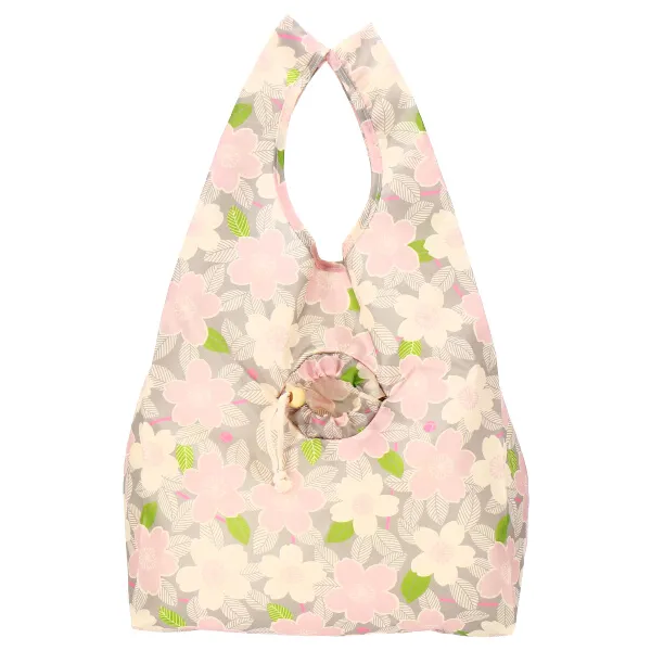 【ご紹介します！かんたん収納！くしゅっとエコバッグ】華桜