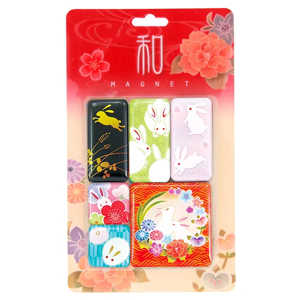 【新登場！冷蔵庫やメッセージボードのアクセントに大活躍！Pマグネット】兎