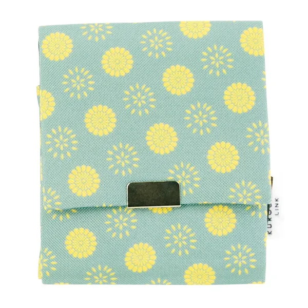 【安心の日本製！カード類と一緒に持ち歩ける、新しいタイプ！linkfabricコインウォレット】菊tq