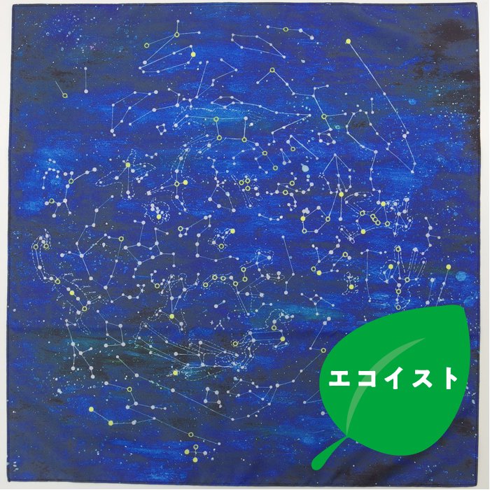 【新登場！安心の日本製！エコを考える風呂敷！エコイスト！70cm】プラネタリウム