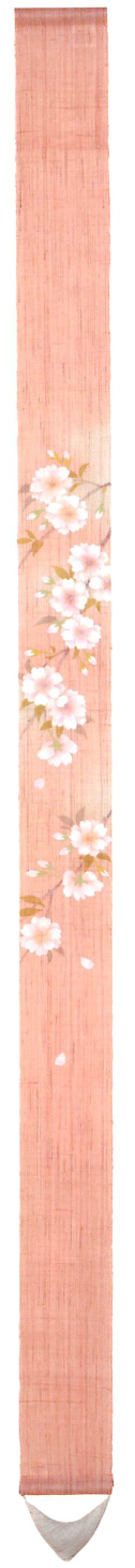 【新登場！部屋をおしゃれに演出する細タペストリー！麻100％の高級品！春向け】八重桜