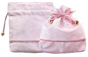 【ご紹介します！信頼の日本製！華やかな桜の和雑貨！　ジャガード桜】巾着袋