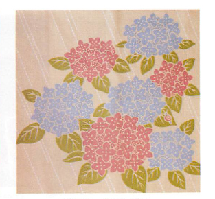 【ご紹介します！安心の日本製！日本の季節を楽しむ四季彩布！ 二巾風呂敷】紫陽花