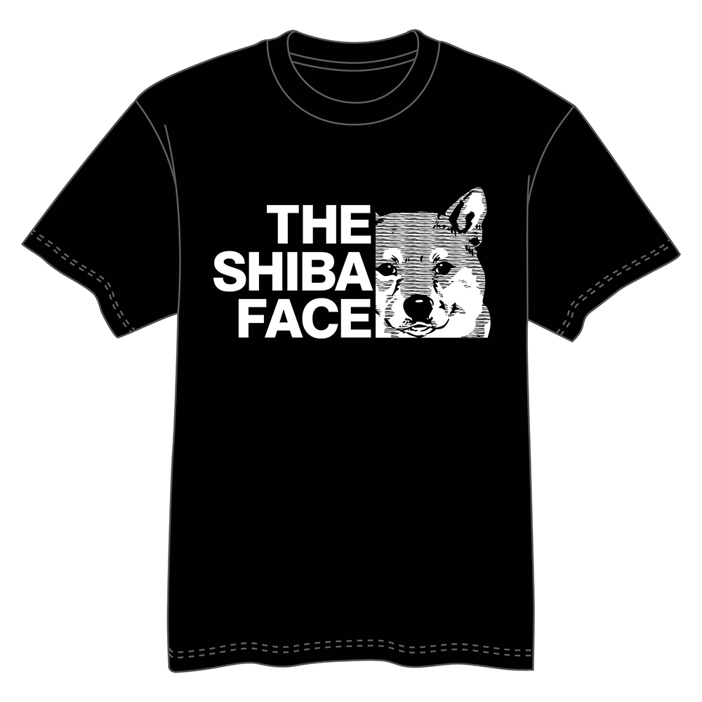 【ご紹介します！日本らしさをイメージしたＦＡＣＥ　Ｔシャツです！】THE　SHIBA　FACE
