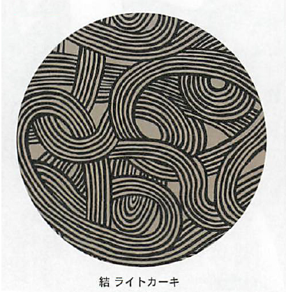 【ご紹介します！安心の日本製！撥水加工の100伊砂文様アクアドロップふろしき】結　ライトカーキ