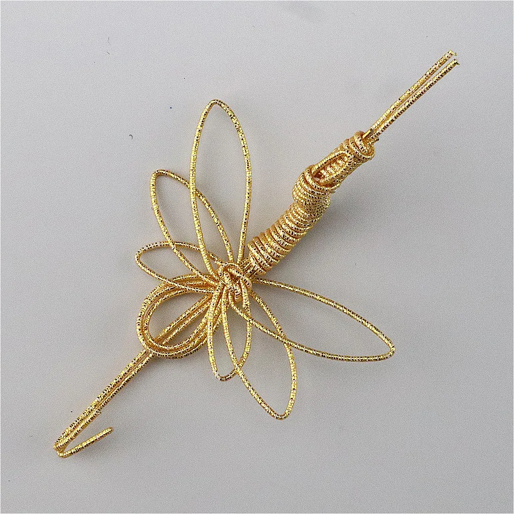 【新発売！安心の日本製！インバウンド専用のマグネット！】Mizuhiki Magnet 鶴 金