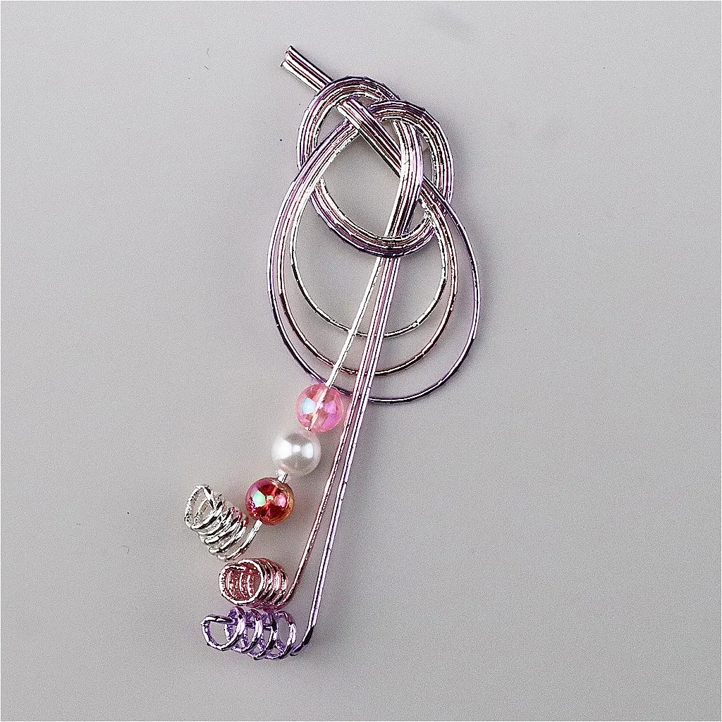 【新発売！安心の日本製！インバウンド専用のマグネット！】Mizuhiki Magnet りぼん 紫