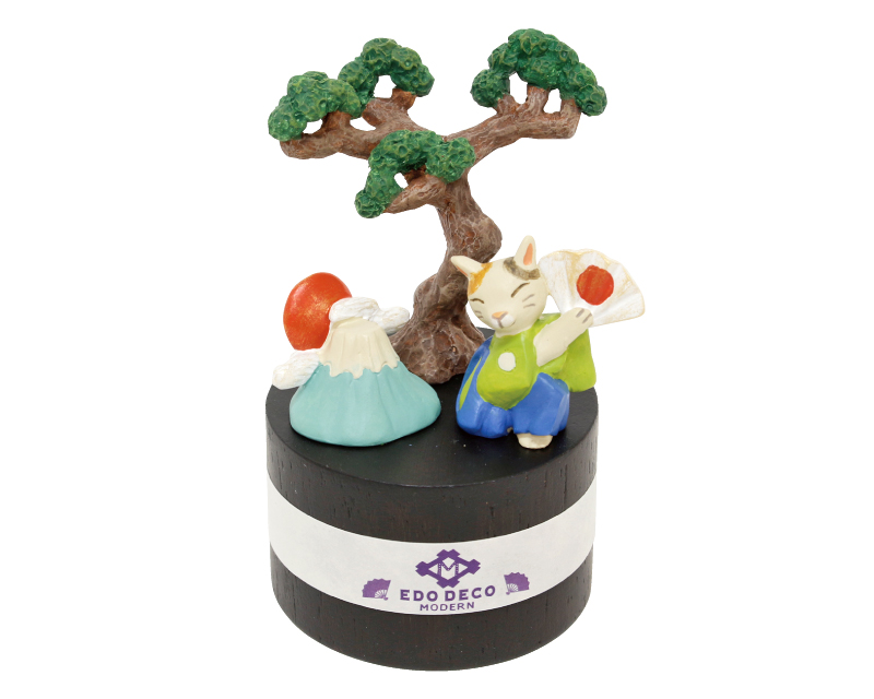 【ご紹介します！ほっこりかわいいEDO DECO！おめでたオルゴール！】富士山