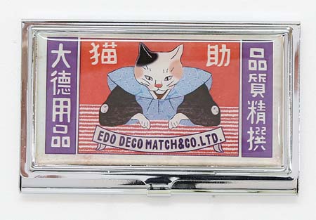 【ご紹介します！ついに登場しました！EDO MATCH LABELS マッチラベル カードケース】猫助