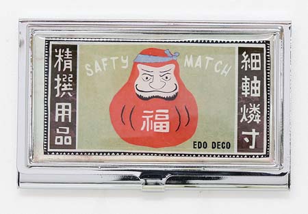 【ご紹介します！ついに登場しました！EDO MATCH LABELS マッチラベル カードケース】達磨