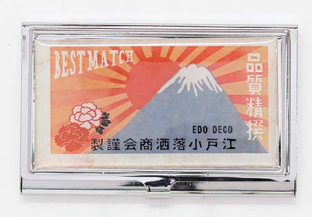 【ご紹介します！ついに登場しました！EDO MATCH LABELS マッチラベル カードケース】富士山
