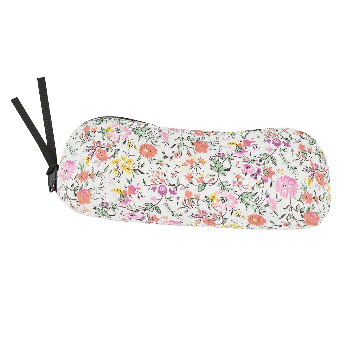 【新登場！小花柄がかわいい！Ripple×LIBERTY ファスナータイプの使いやすいメガネケース】ポプリ ピンク