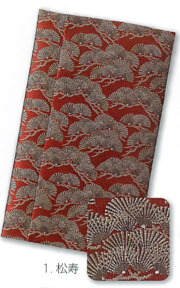 【ご紹介します！信頼の日本製！京都の西陣で製織される伝統の正絹西陣織金封ふくさ】松寿